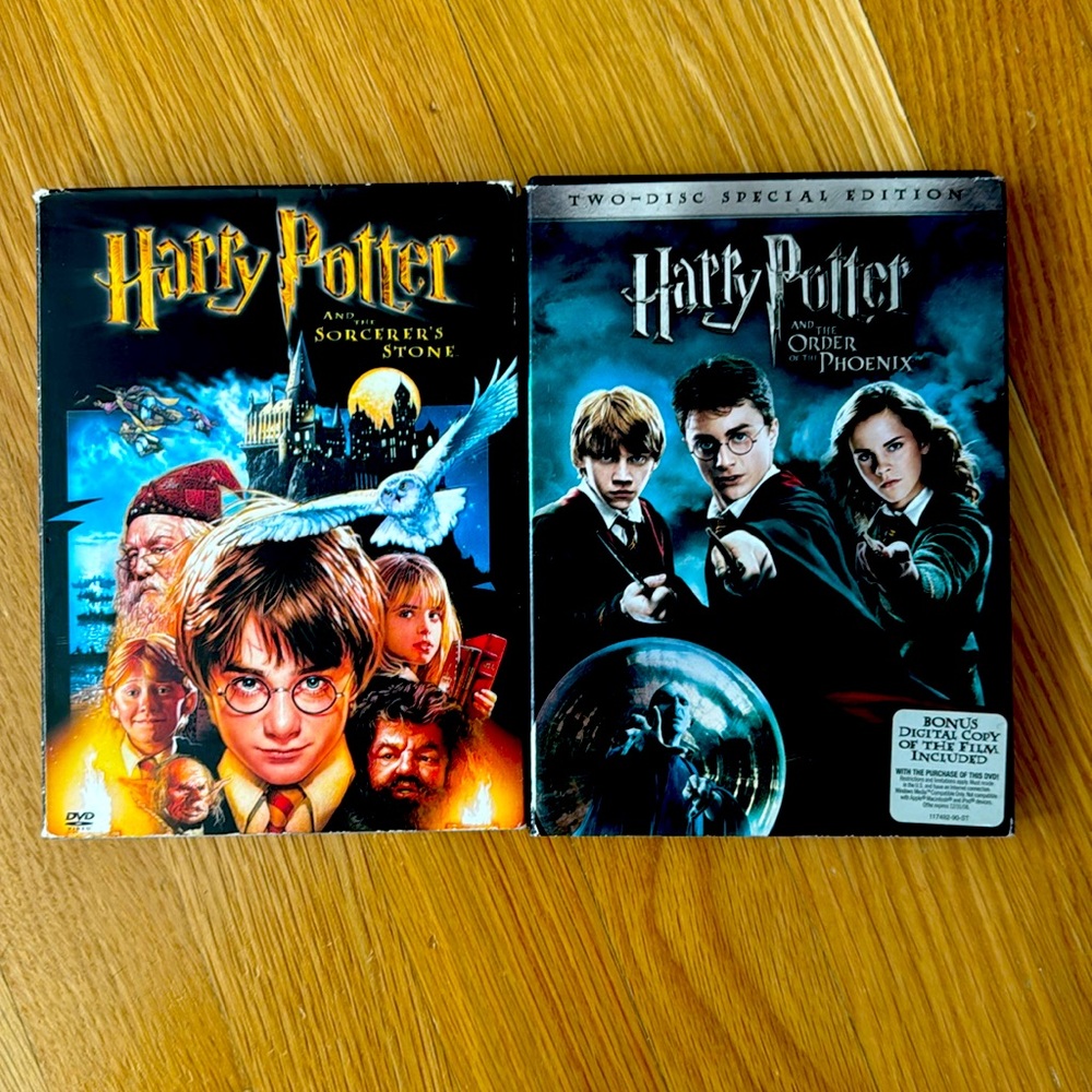 2 Harry Potter Films on DVD